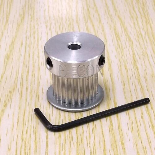 5pcs/lotHTD3M Timing Pulley 24 teeth synchronization Alumium Bore 14mm teeth width 16mm for stepper motor Free shipping