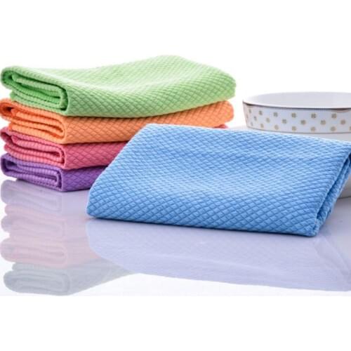 600pcs/lot 30cmx40cm Microfiber Polishing Cleaning Towels Glass Stainless Steel Deep Shine Cloth Window Windshield cloth SN3278