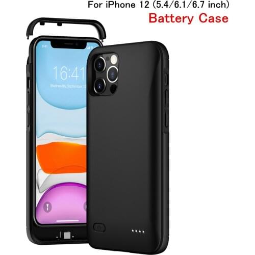 6000mAh Battery Charger Cases For iPhone 12 Pro 12 Mini Charging Case External Powerbank For iPhone 12 Pro Max Battery Case