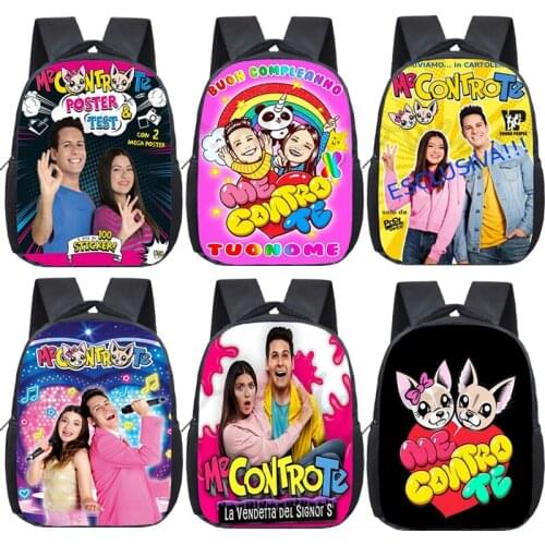 Kids Me contro Te Children Kindergarten Backpack Boys Girls Knapsack Funny School Bag Students Bookbag School rucksack Mochila
