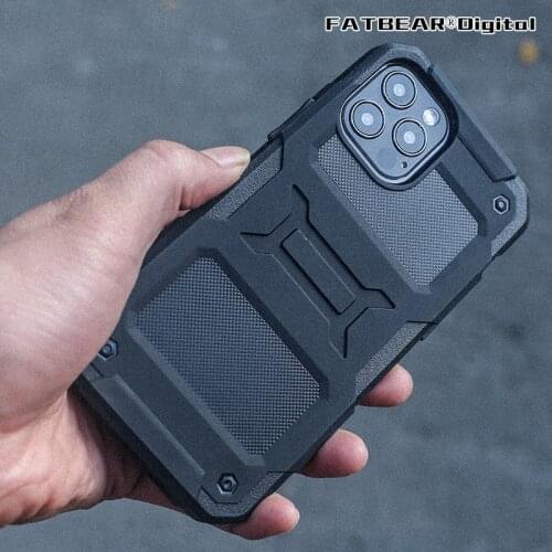 [for Apple iPhone 12 Mini Pro Max] FATBEAR Tactical Military Grade Rugged Shockproof Armor Buffer Case Soft Cover