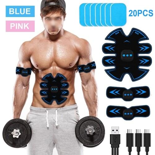 Electric Stimulators Massage Press Trainer Abdominal Muscle Exerciser Belly Leg Arm Exercise Workout Home Fitness Equipment
