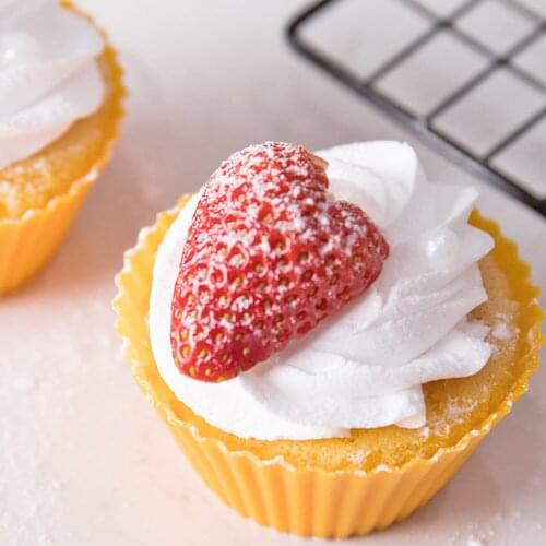 Cake Baking Mold Food Grade Silicone Muffin Cup Small Cake Mold Baking Mold Reusable Oven Household Baking Mold For Kitchen DIY