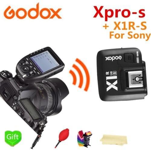 Godox Xpro-S Wireless HSS TTL Flash Trigger Transmitter + X1R-S Receiver for Sony Camera Godox V860II-S TT600S TT685-S Flash