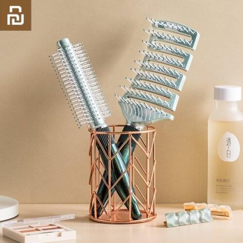 New Xiaomi JordanJudy Hair Curls Comb Blowing Hair Styling Inner Buckle Massage Comb Hair Salon Household 4 Choices