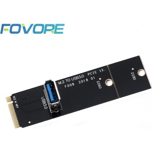 NGFF M.2 to USB 3.0 Transfer Card M2 to USB3.0 Adapter for PCI-E Riser Card For Bitcoin Litecoin ETH Miner Mining