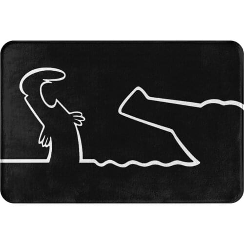 La Linea The Line Osvaldo TV Bath Mat Shouting Doormat Kitchen Carpet Balcony Rug Home Decor