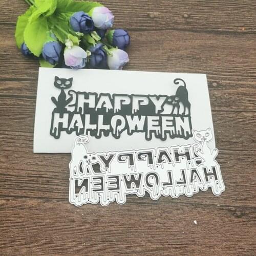 Halloween card Metal Cutting Dies Stencils For DIY Scrapbooking Decorative Embossing Handcraft Die Cutting Template