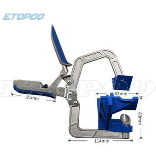 Multi Function Angle Punch Holder 90 Degree Clip Carpenter Right Fixing Tool