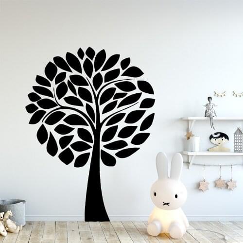 Cartoon Tree Nursery Wall Stickers Vinyl Art Decals For Kids Rooms Diy Home Decoration Waterproof Wall Art Decal