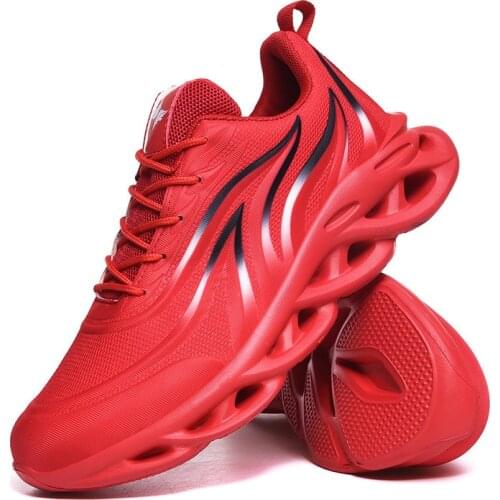 Mens Shoes Casual Male Sneakers Lightweight Breathable Flat Heels Fashion 2021 Design Non-slip Boots Platform Lace-up New 39-46