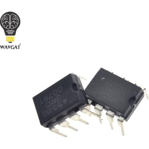 10PCS JRC4558 4558 4558D DIP-8 Integrate IC Chip DUAL OPERATIONAL AMPLIFIER Original and NEW