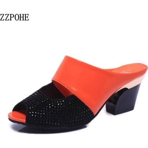 Women Sandals 2018 Summer Women High Heel Wedge Platform Slippers Women Party Shoes Ladies Fashion Sexy Sandals Mother Slippers