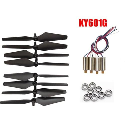 Foldable Selfie Drone KY601G GPS RC drone spare parts propellers blades drone ky601G motors engines upgrade bearings
