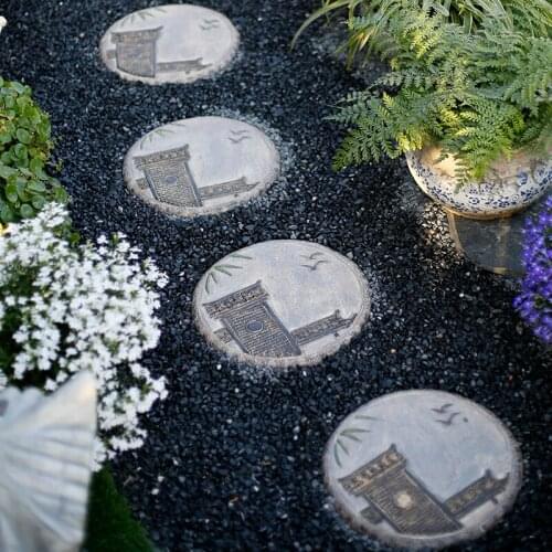 Outdoor Garden Lawn Paving Stone Stepping Stone Villa Courtyard Decoration Decoration Garden Non-Slip Pedal Stepping Stone