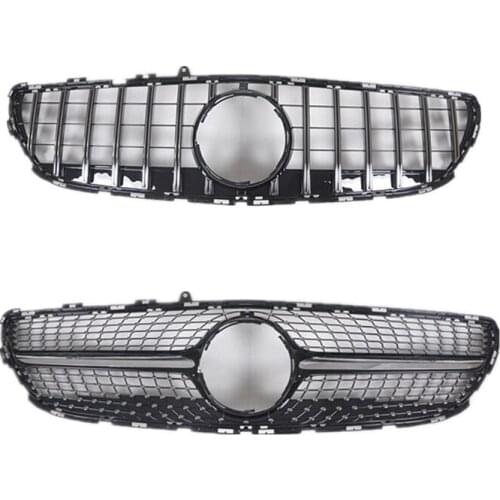 For Mercedes-Benz CLS W218 2015-2018 Car styling Middle grille Diamond GT front grille CLS300 CLS350 vertical bar
