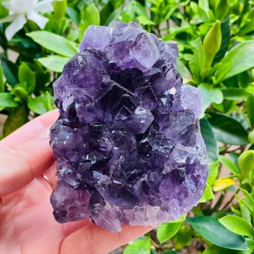 High Quality Uruguay Stone Amethyst Geode Crystal Quartz Cluster Home Decor Display Amethyste Naturelle