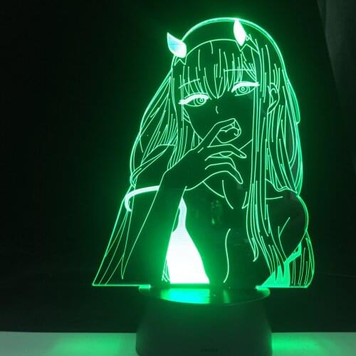 YUMEKO JABAMI LED ANIME LAMP KAKEGURUI 3D Led 7 Colors Light Japanese Anime Remote Control Base Table Lamp Dropshipping