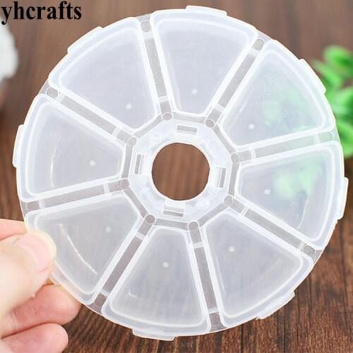 3PCS/LOT,8 pot container Storage boxes Crafts material packing boxes Put small parts Kindergarten crafts material Wholesale OEM