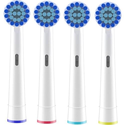 Sensitive Cleaning Electric Toothbrush Replacement Brush Heads Refill For Braun Oral B Toothbrush Heads 4pcs Toothbrush Head