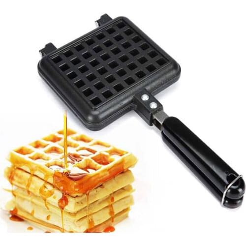 Non-Stick Waffles Maker Machine Kitchen Waffle Baking Mold Gas Pan Bubble Egg Cake Oven Breakfast Machine Cake Maker Bakeware