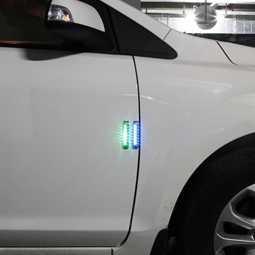 Car Door Anti-Static Solar Energy Protection Bumper Anti-Collision LED Crash Bar Decoration Light