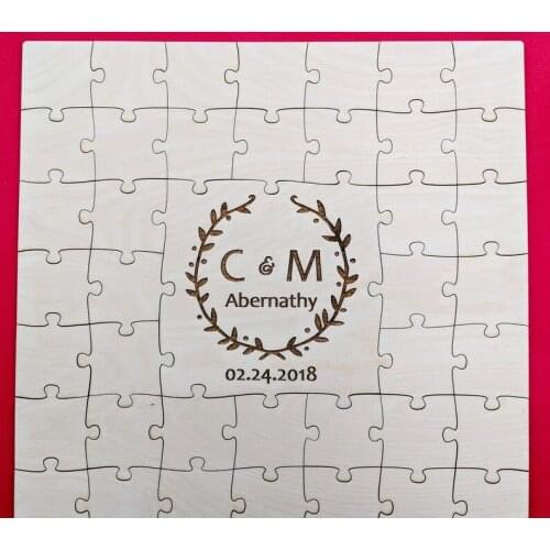 Wooden puzzle guest book, guest book alternative, Guest book puzzle, wedding guest book puzzle,jigsaw puzzle