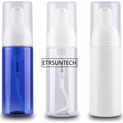 500pcs 40ML/50ml/80ml Portable Travel Foam Liquid Dispenser Classic Press Pump Foamer Bottle with White Pump Top F3324