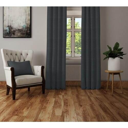 Else Anthracite Blackout Light-Proof Blackout Backdrop Curtain Pilesiz 16511
