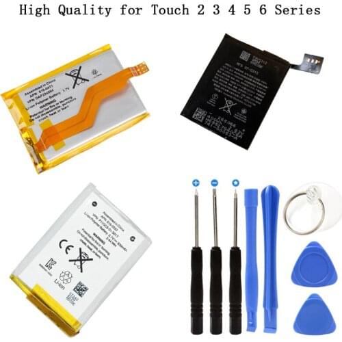 Original Quality Touch 6 Li-Polymer Rechargeable Battery For iPod Touch 2 3 4 5 6 Battery Replacement Battery With Free Tools