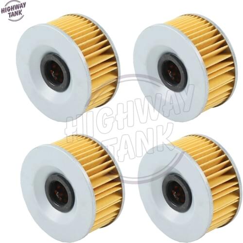 4 Pcs Motorcycle Engine Oil Filter Case for Yamaha FZ400 FZR400 FZR600 XJ400 XJ600 XJ650 XJ700
