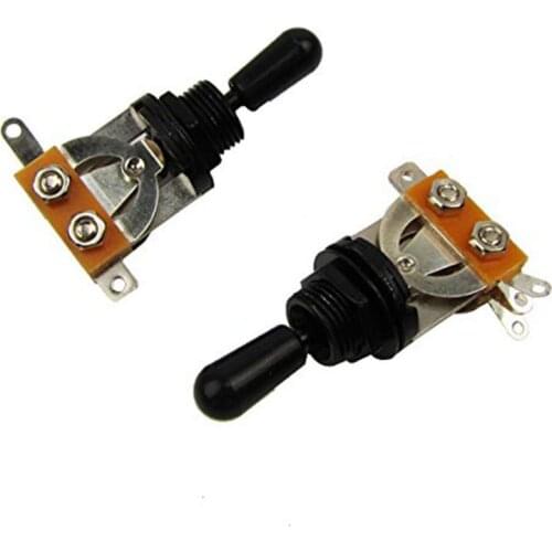 Metric 3 Way Short Straight Guitar Pickup Selector Toggle Switch Knob For Gibson Epiphone Lp Les Paul Electric Guitar Parts(Pack