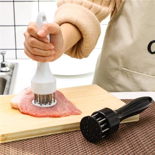 Stainless Steel Tenderizer Kitchen Meat Tenderizing Needle Steak Steak Tenderizers Pork Chop Hammer Tool