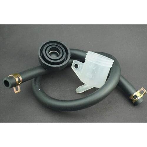 Rear Brake Fluid Reservoir Oil Cup Fit Bottle Set with 50cm Hose