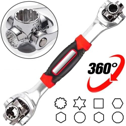 German multi-purpose wrench 52 in one multi-function socket wrench set 8 eight in one universal rotating multi-head wrench