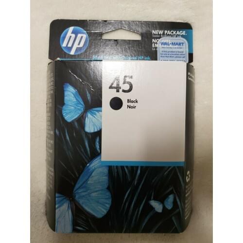 Original Ink Cartridge for HP 45 BLACK FACTORY SEALED GENUINE