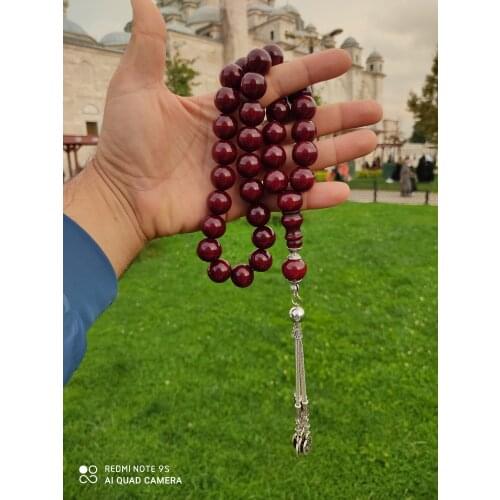 İslam Ottoman Kahraman Faturan German Cherry Amber Sandalous Misbaha Rosary Free Shipping Tasbih Tesbih İslamic Arabic Gift