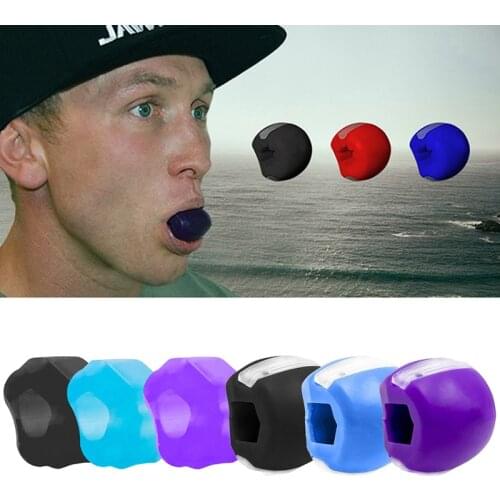 Face Masseter Food-grade Silica Gel JawLine Exercise Ball Muscle Trainin Fitness Ball Neck Face Toning Jawrsize Muscle Training