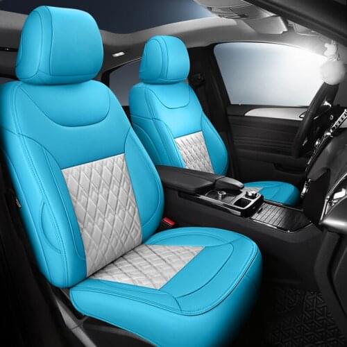 Custom Fit PVC Leather Seats Cushions for Volkswagen VW Touareg 2021 2020 2019 Seat Cover Accessories Supports Car Styling 14pcs
