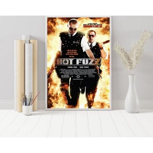 Hot Fuzz Movie Poster Wall Painting Home Decoration ( No Frame )