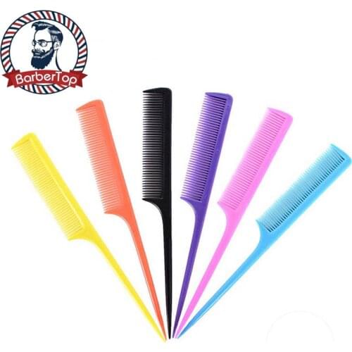 Hairdressing Makeup Plastic Tip Tail Hair Comb Evening Hair Pick Hair Comb