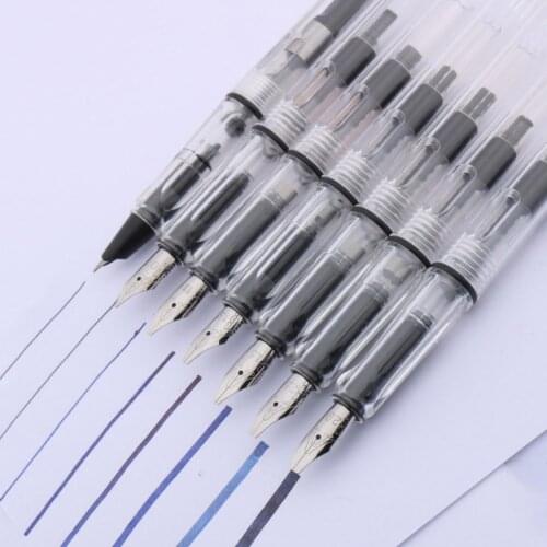 Transparent Classic 990 Student Practice Parallel Art Calligraphy Fountain Pen Stationery Office School Supplies Writing Gift