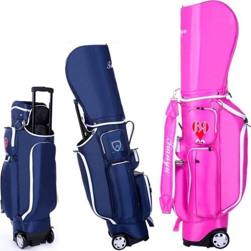 Golf Standard Bag Women Men Complete Golf Set Package Large Capacity Cart Bags Cover with Hard Shells D0638
