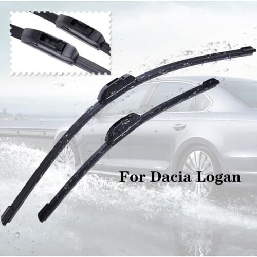 Wiper blades For Dacia Logan from 2004 2005 2006 2007 2008 2009 2010 2011 2012 2013 2014 to 2018 Clean car windshield