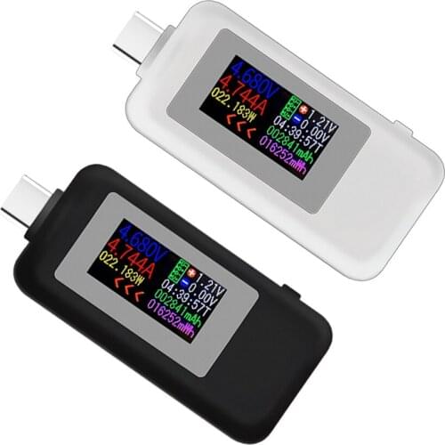 Voltage Tester Testers 4-30V ABS 10 In 1 0-999.9WH 10 In 1 Digital Display Power Bank Monitoring Range Finder