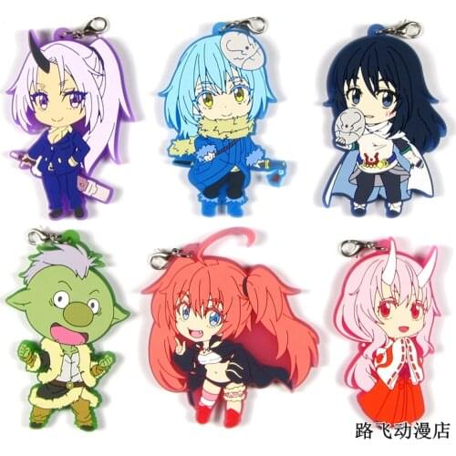 That Time I Got Reincarnated as a Slime Japanese anime figure rubber mobile phone charms/keychain/strap