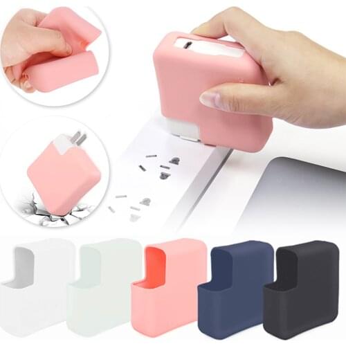 Ultra Thin Silicone Charger Protective Case Cover for MacBook Air Pro 13 15 16 inch A1932 A1706 A1708 A2289 A2251 A2159 A1989