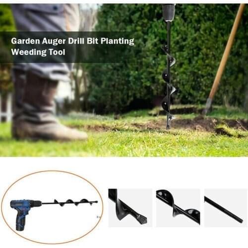 High Speed Steel Planting Auger Spiral Twist Drill Portable Practical Mining Tool Garden Electrical Accessories