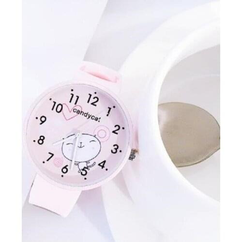 2020 hot sale style watch women watches pink student watch simple candy silicone strap relogio feminino
