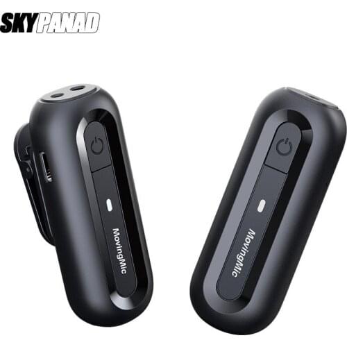 Wireless Lavalier Microphone HD Sound Receiver Free Drive Noise Reduction Phone Camera Live Streaming Mike